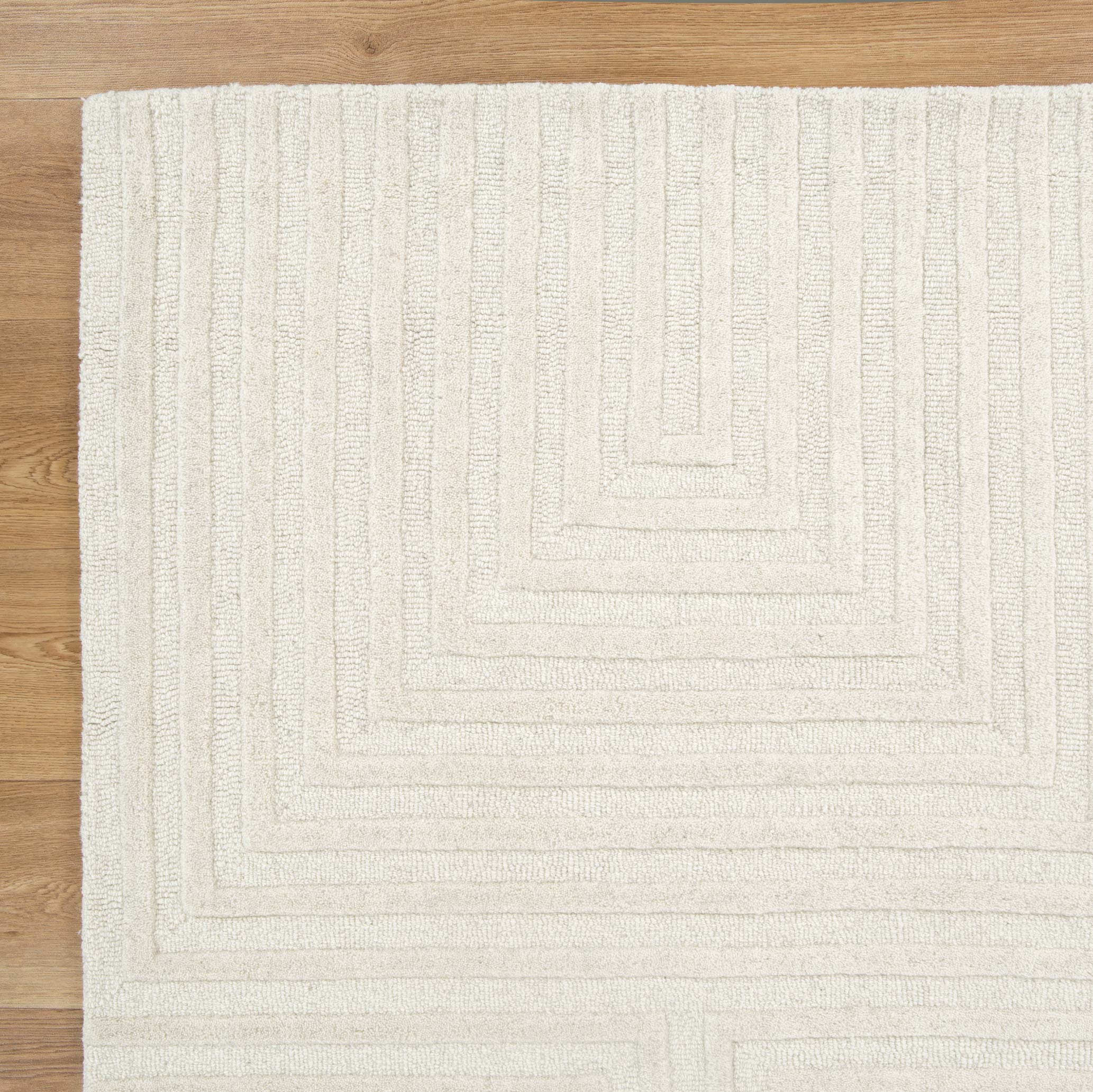 Les Nomades Felix Cream Wool Rug