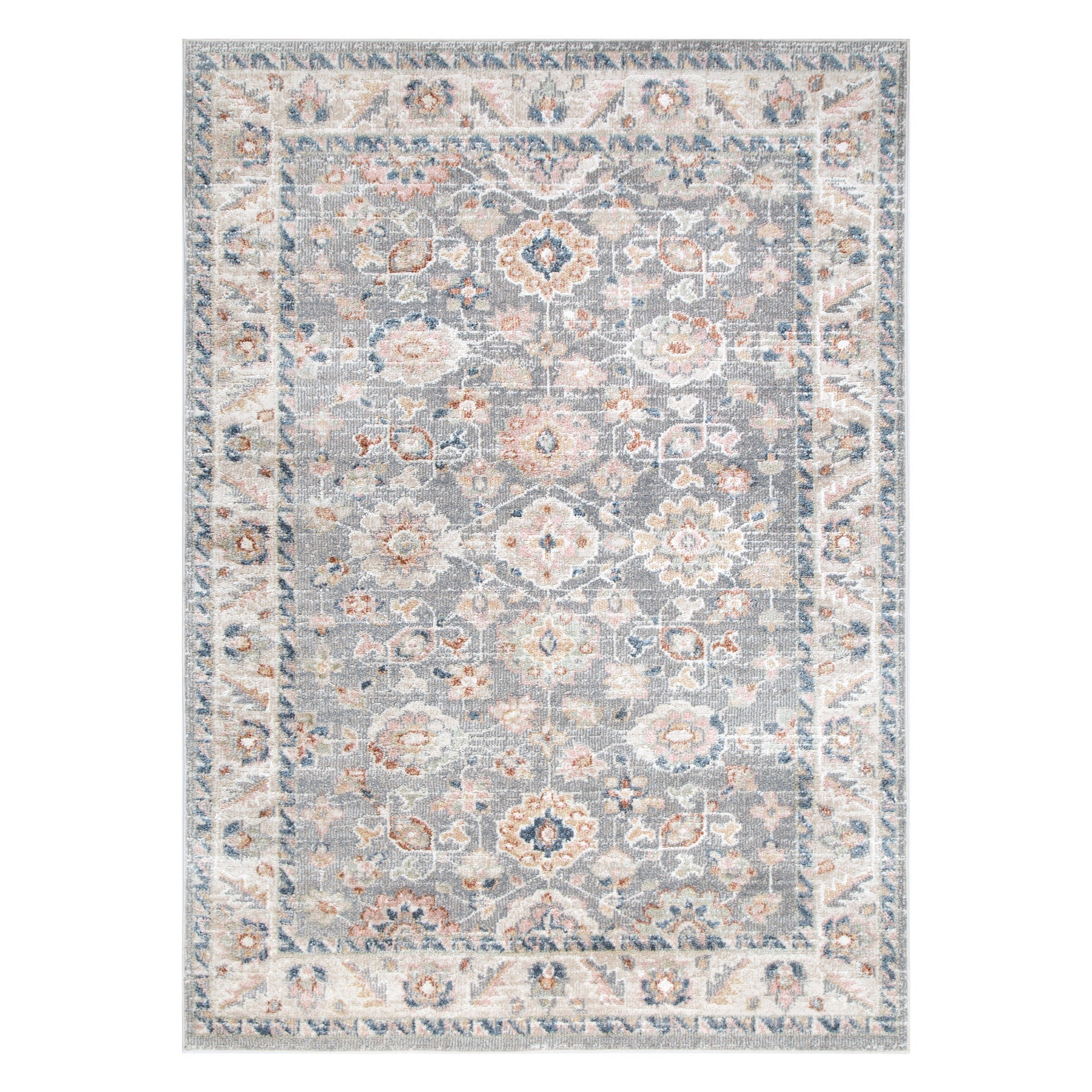 Santana Oriental Blue Ivory Rug