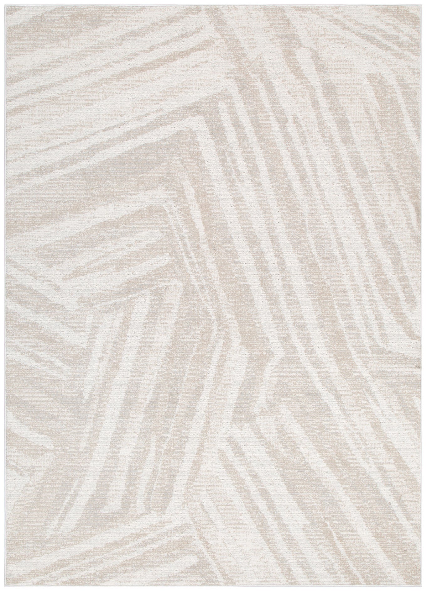 Toscana Geo Lines Beige Cream Rug - TOS1