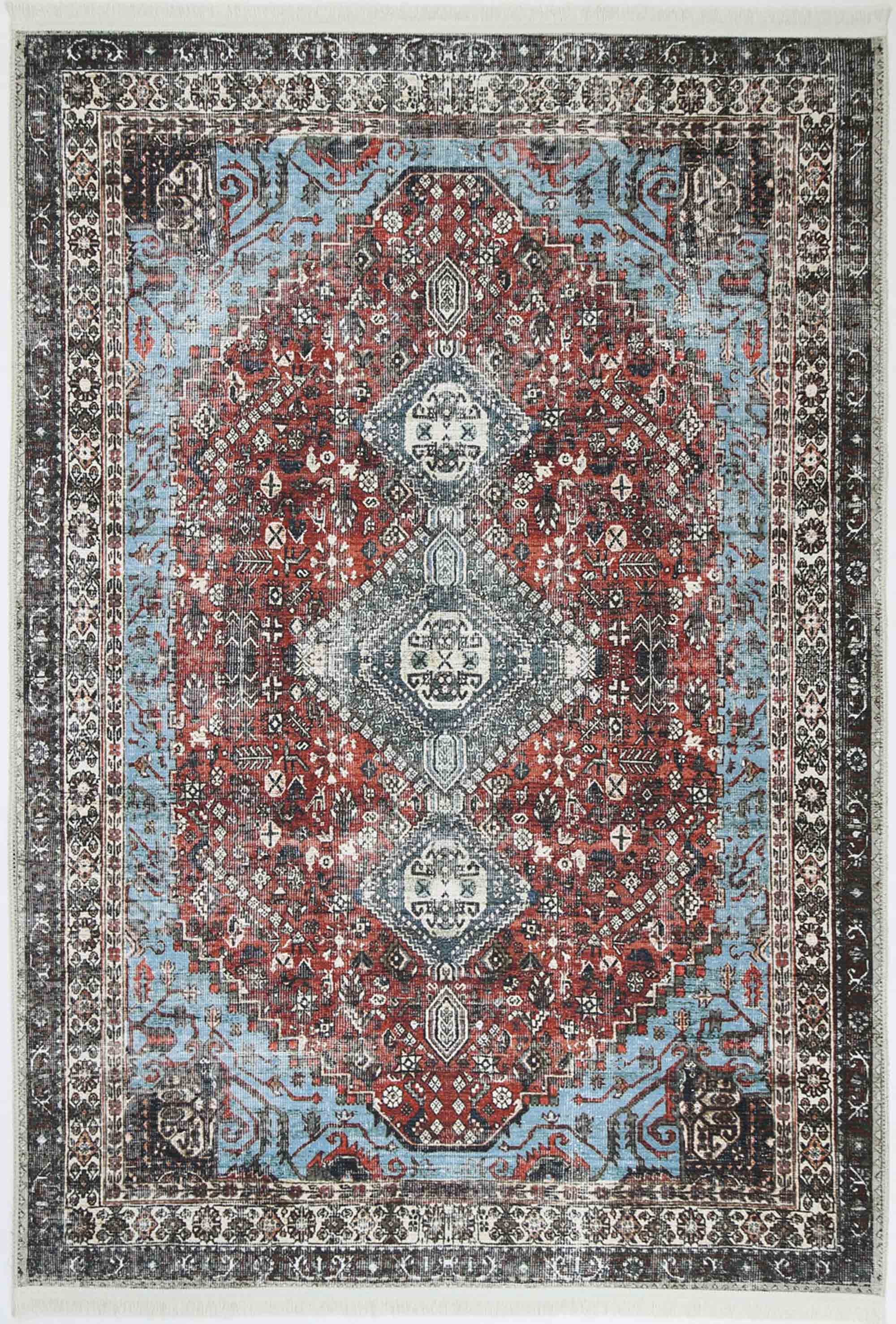 Crowne Waterproof Multi Colour Oriental Rug