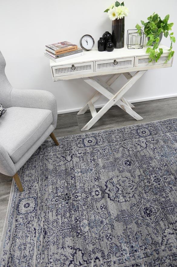 Arya Grey Contemporary Rug