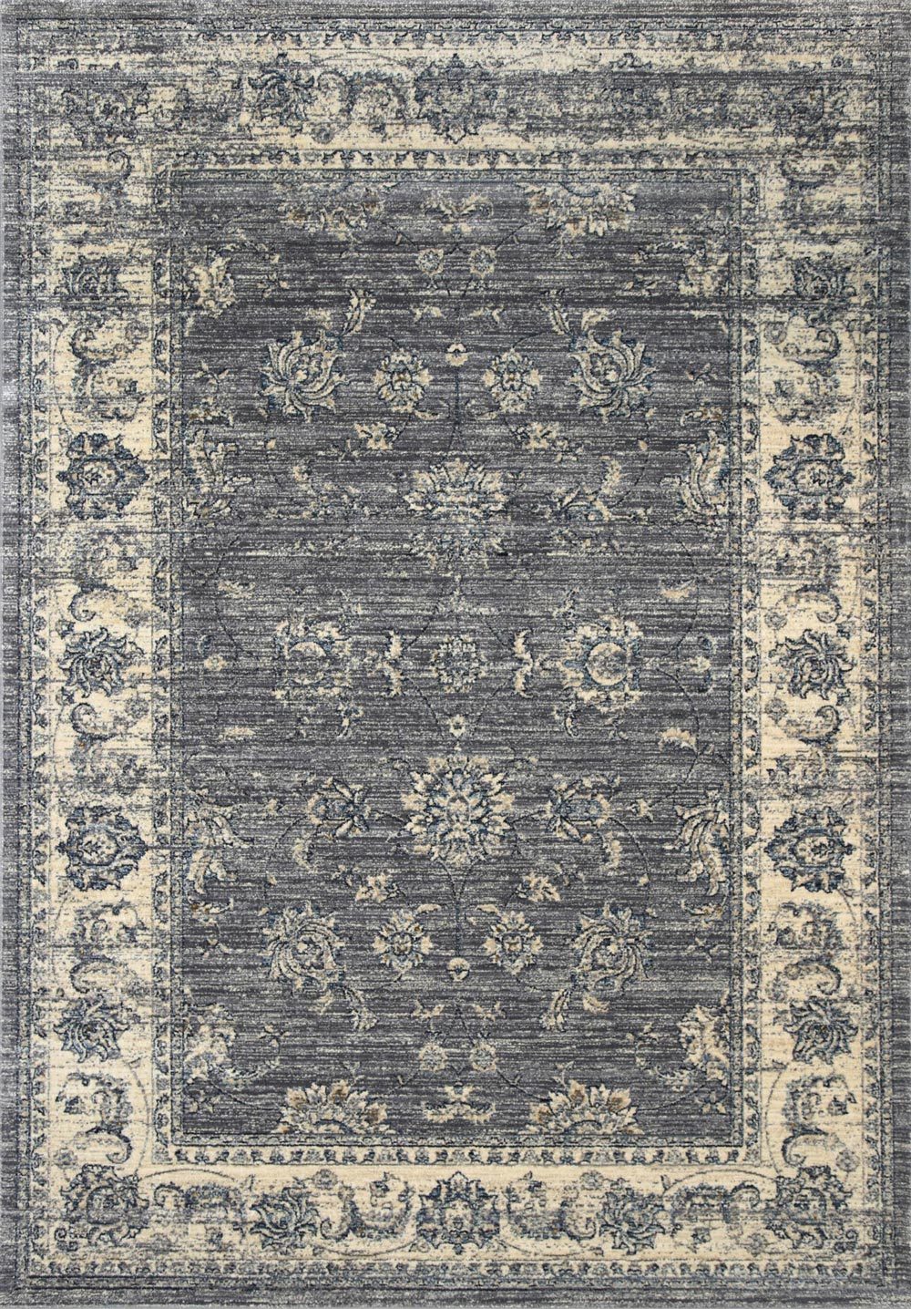 Atlas Grey Distressed Rug