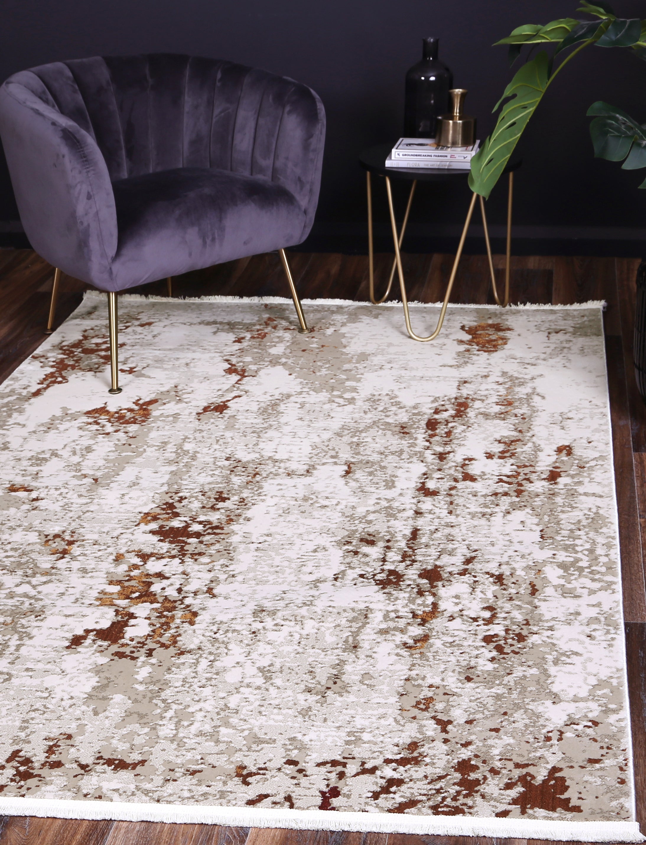 Bohemian Paradise Beige Terracotta Rug