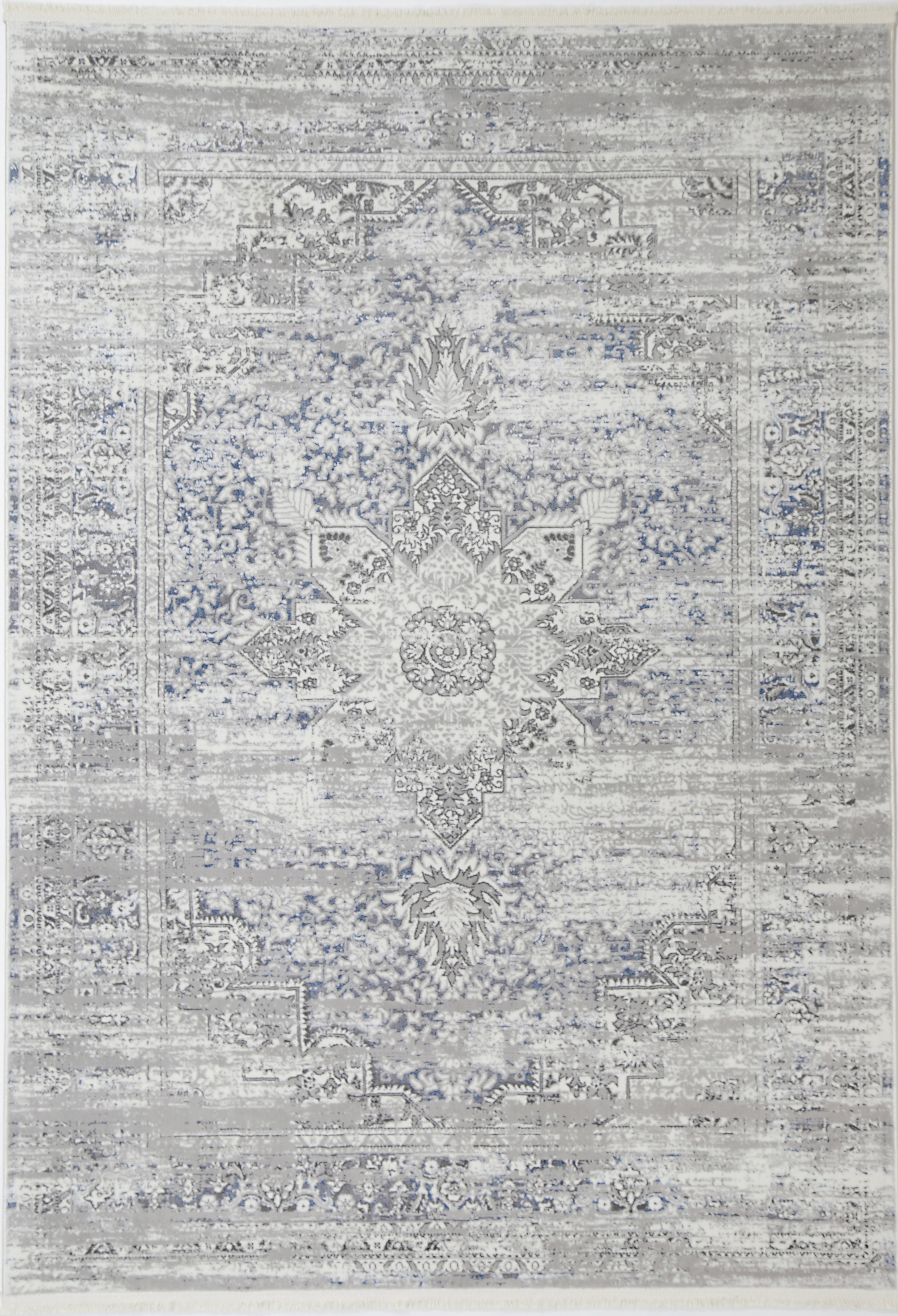 Bohemian Paradise Grey Blue Rug