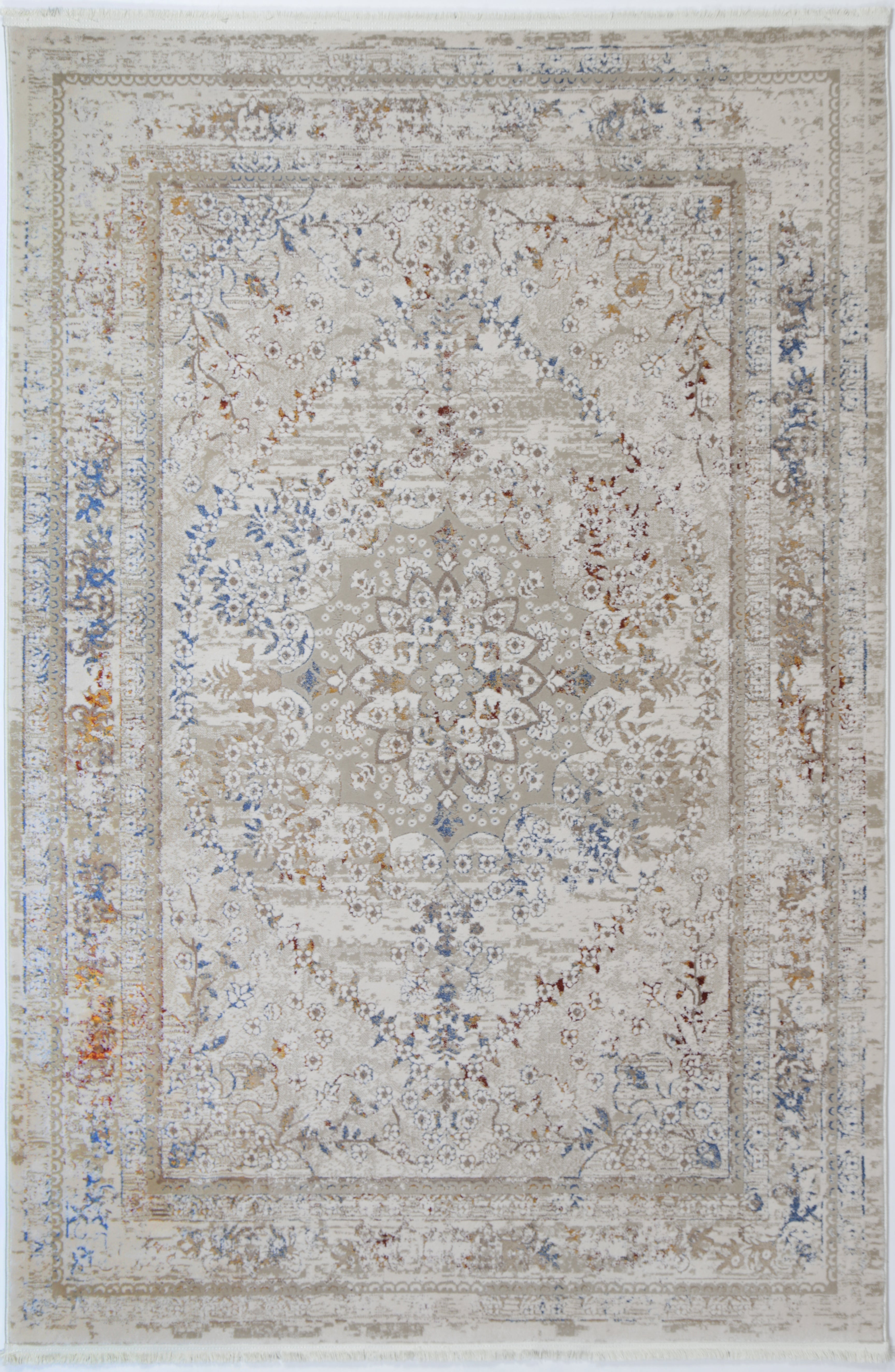 Bohemian Paradise Medalion Beige Multi Rug