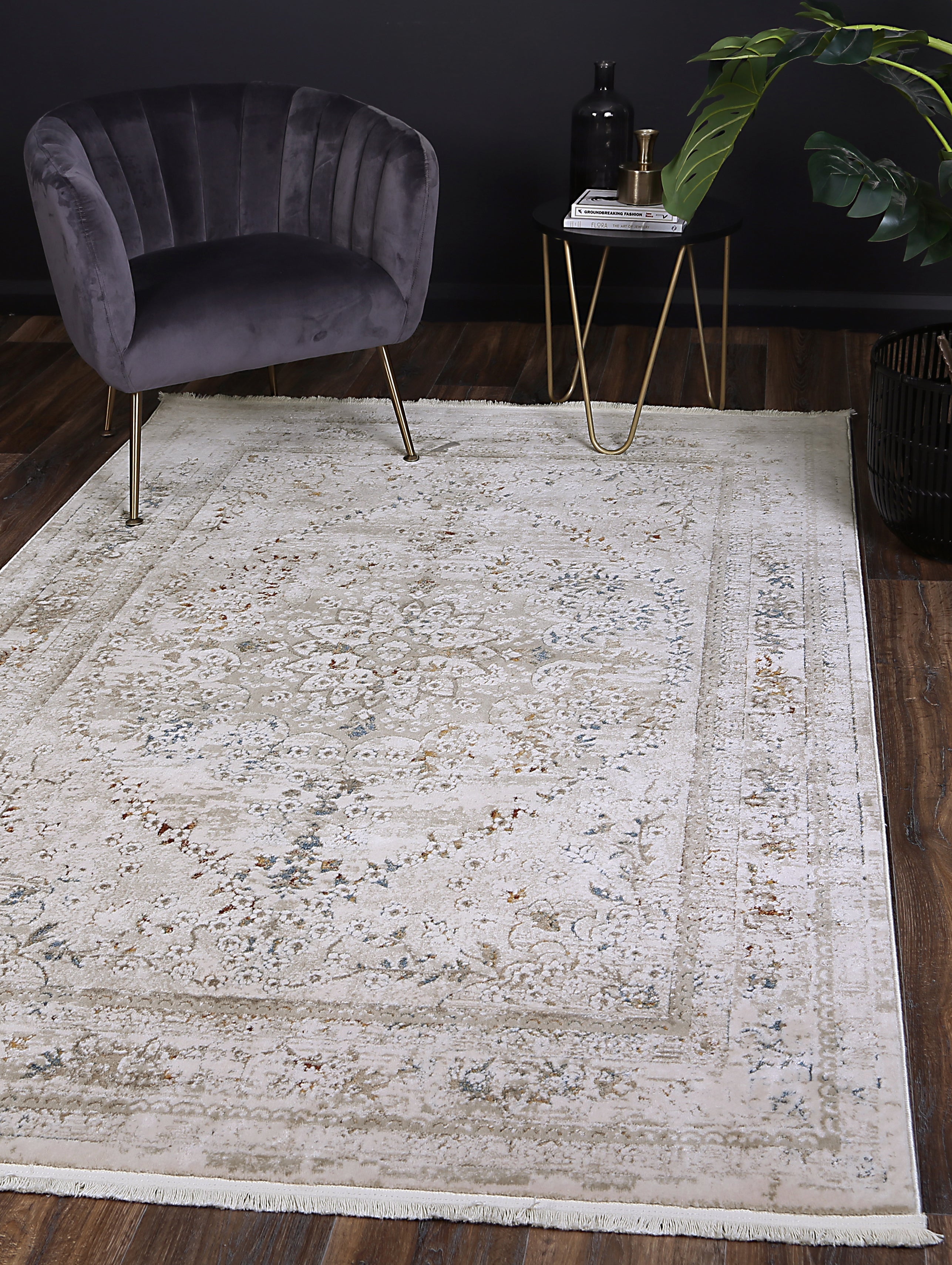 Bohemian Paradise Medalion Beige Multi Rug