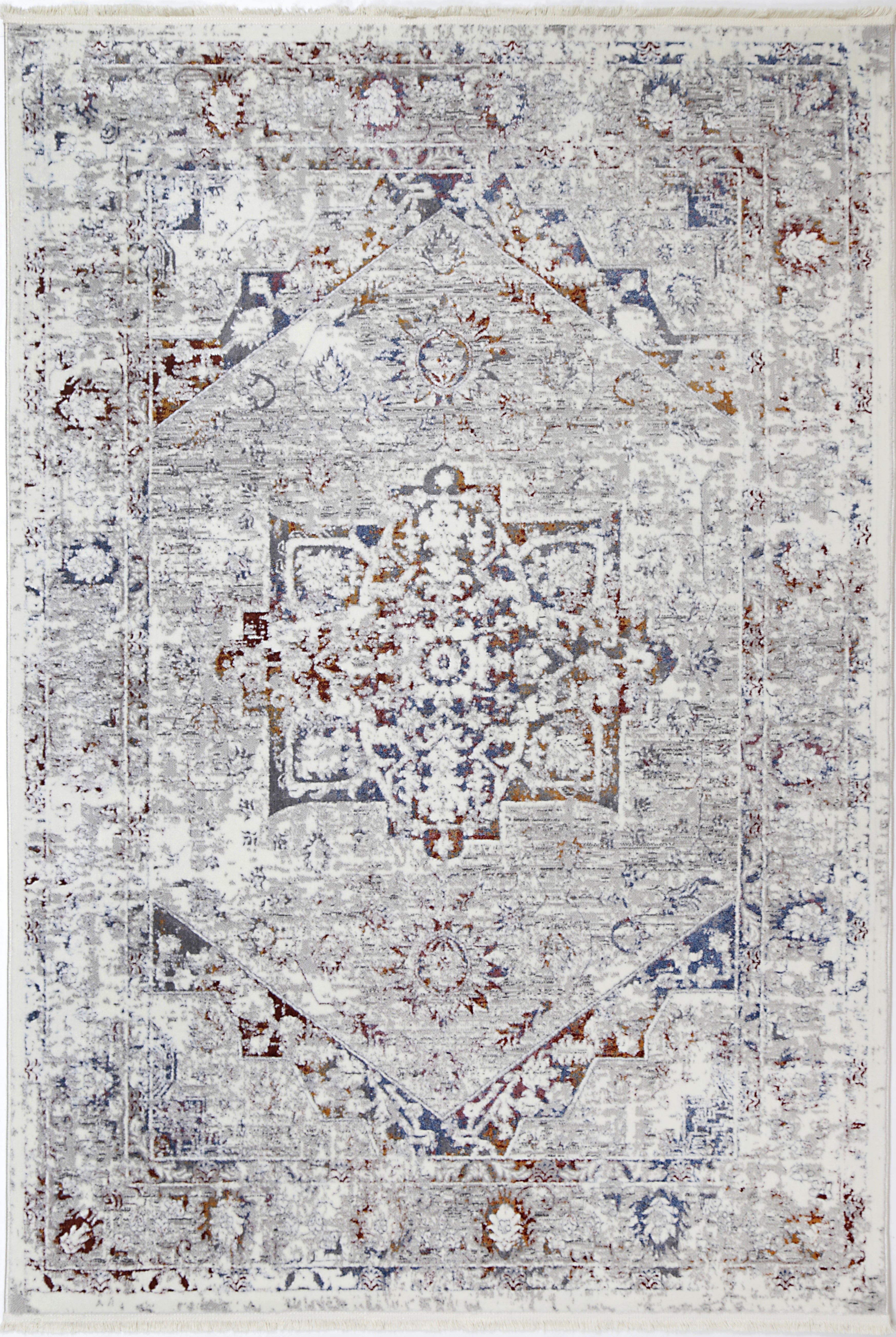 Bohemian Paradise Vintage Grey Multi Rug