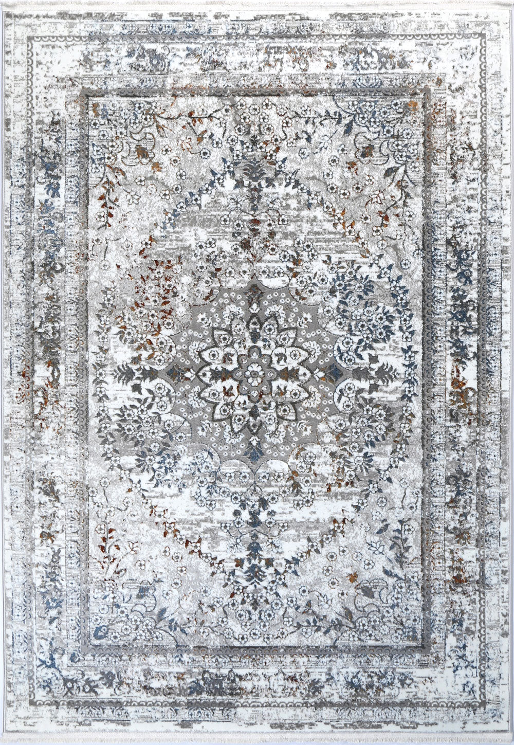 Bohemian Paradise Vintage Medalion Grey Multi Rug