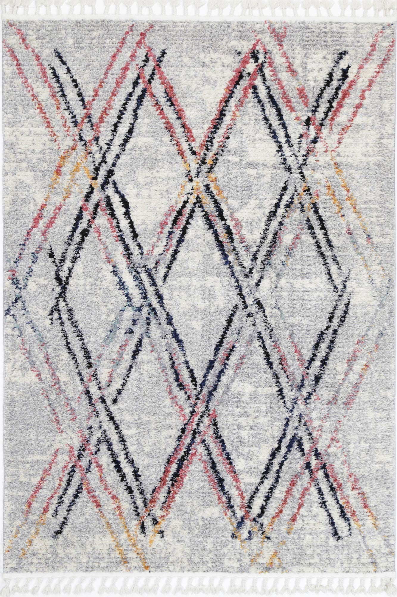 Myk Grey Muti Line Rug