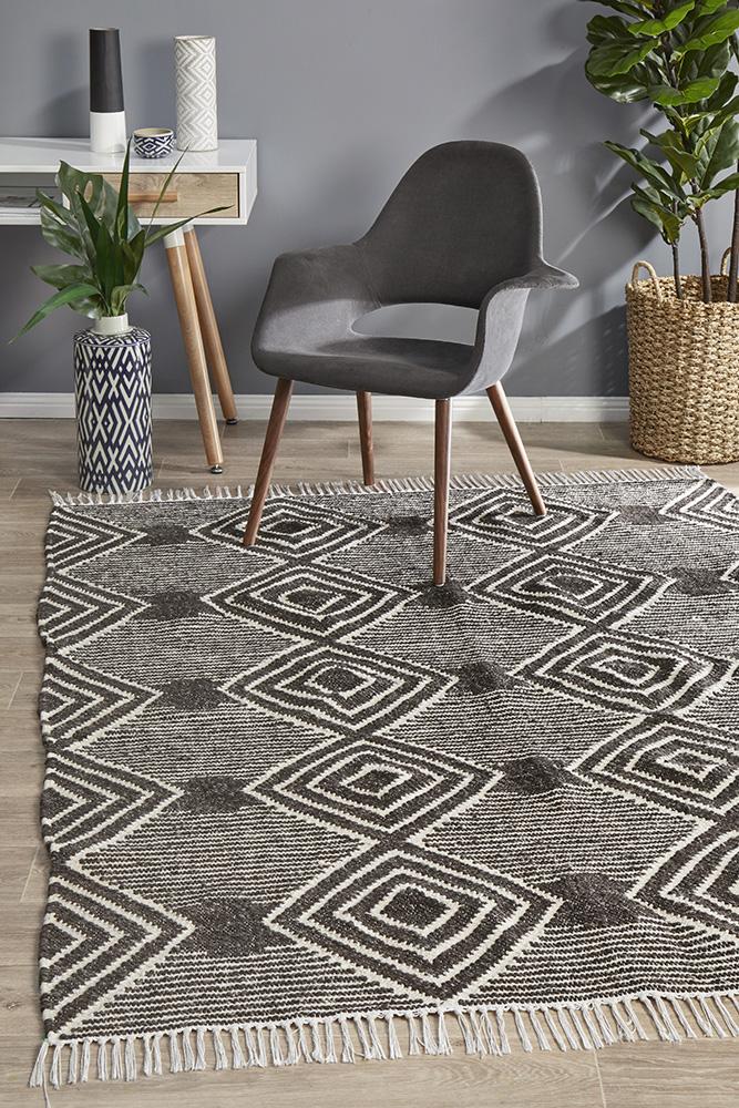 Miller Rhythm Dance Charcoal Rug